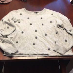 Jcrew Pom Pom sweatshirt